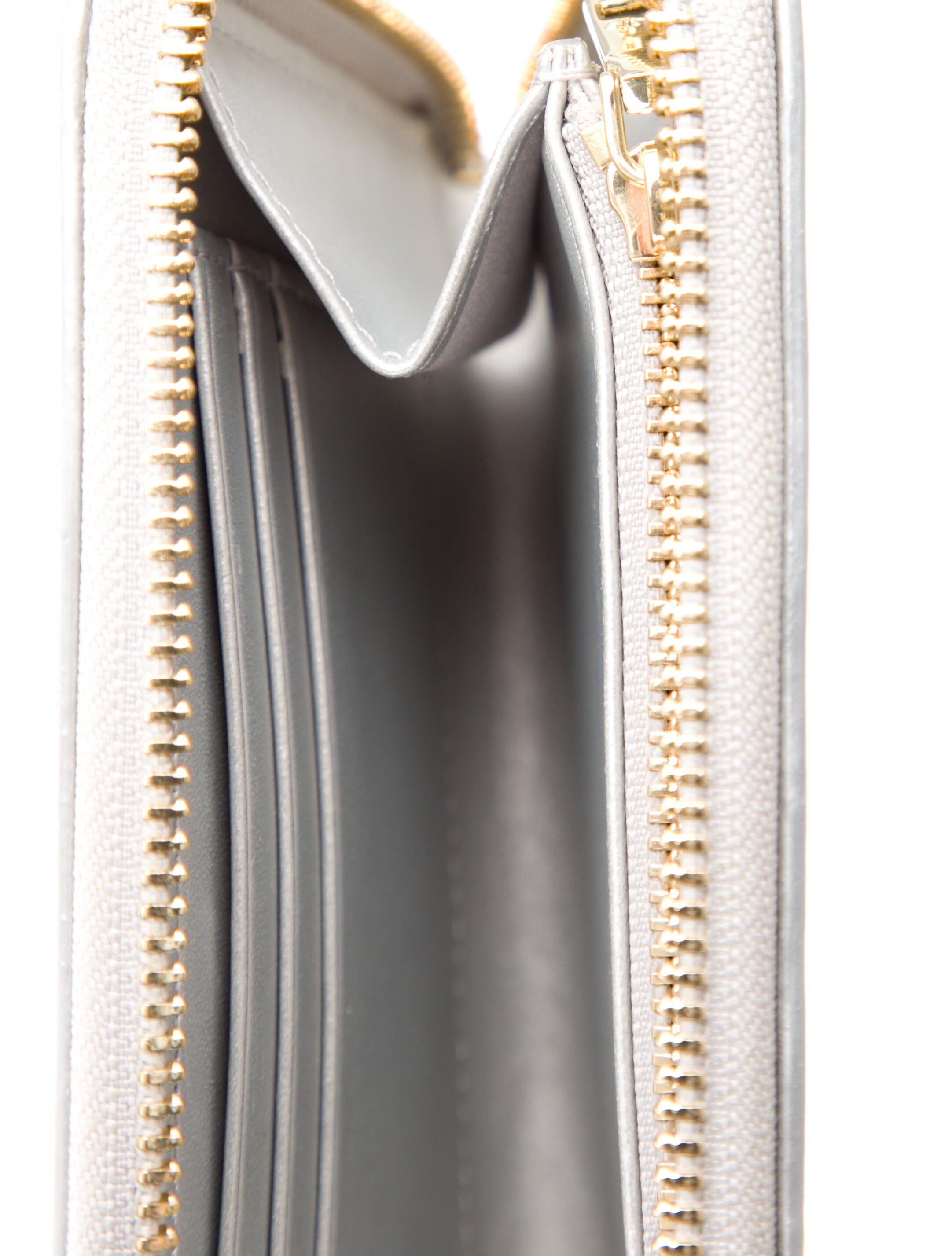 Maje Leather Compact Wallet